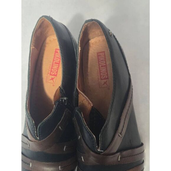 Pikolinos Lille Leather Heeled Booties Sz. 37 / 6.5-7 - Picture 8 of 13